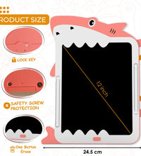 12 inch Writing Tablet Pink-Dolphine