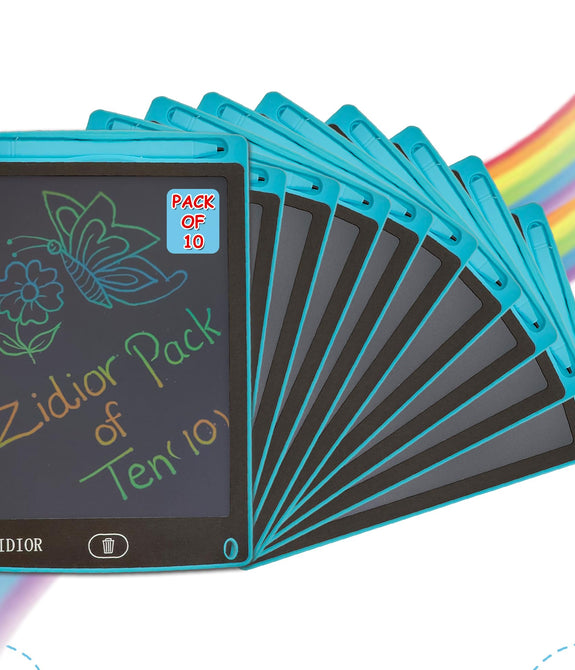 10 Pack Writing Tablet 8.5 inch Blue